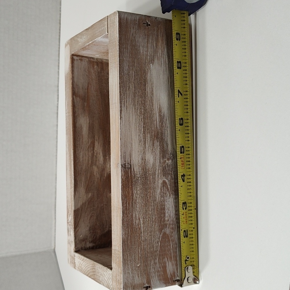 Pair of Solid Wood Rectangular Decor Boxes ( set of 2) - Picture 5 of 8